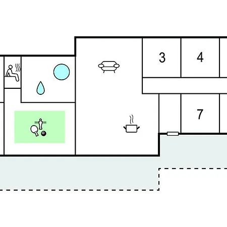 Dom wakacyjny Awesome In With Sauna Glesborg